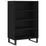 Aparador alto madera de ingeniería negro 57x35x90 cm de vidaXL, Aparadores - Ref: Foro24-827237, Precio: 61,23 €, Descuento: %