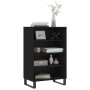 High black engineered wood sideboard 57x35x90 cm by vidaXL, Sideboards - Ref: Foro24-827237, Price: 61,33 €, Discount: %