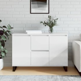 Glossy white engineered wood sideboard 104x35x70 cm by vidaXL, Sideboards - Ref: Foro24-827214, Price: 113,80 €, Discount: %