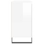 Glossy white engineered wood sideboard 104x35x70 cm by vidaXL, Sideboards - Ref: Foro24-827214, Price: 118,13 €, Discount: %