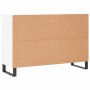 Aparador de madera de ingeniería blanco brillante 104x35x70 cm de vidaXL, Aparadores - Ref: Foro24-827214, Precio: 118,13 €, ...