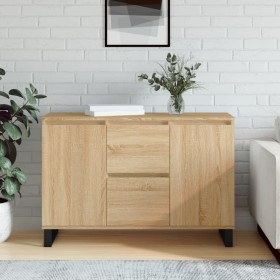 Sonoma Oak Engineered Wood Sideboard 104x35x70 cm by vidaXL, Sideboards - Ref: Foro24-827215, Price: 103,91 €, Discount: %