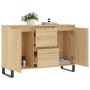 Aparador de madera de ingeniería roble Sonoma 104x35x70 cm de vidaXL, Aparadores - Ref: Foro24-827215, Precio: 99,89 €, Descu...