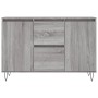 Aparador de madera de ingeniería gris Sonoma 104x35x70 cm de vidaXL, Aparadores - Ref: Foro24-827210, Precio: 86,81 €, Descue...