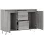 Aparador de madera de ingeniería gris Sonoma 104x35x70 cm de vidaXL, Aparadores - Ref: Foro24-827210, Precio: 86,81 €, Descue...