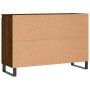 Oak brown engineered wood sideboard 104x35x70 cm by vidaXL, Sideboards - Ref: Foro24-827219, Price: 93,46 €, Discount: %