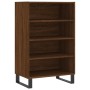 Aparador alto madera de ingeniería marrón roble 57x35x90 cm de vidaXL, Aparadores - Ref: Foro24-827243, Precio: 61,52 €, Desc...