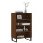 Aparador alto madera de ingeniería marrón roble 57x35x90 cm de vidaXL, Aparadores - Ref: Foro24-827243, Precio: 61,52 €, Desc...