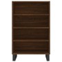 High oak brown engineered wood sideboard 57x35x90 cm by vidaXL, Sideboards - Ref: Foro24-827243, Price: 50,65 €, Discount: %