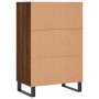 Aparador alto madera de ingeniería marrón roble 57x35x90 cm de vidaXL, Aparadores - Ref: Foro24-827243, Precio: 61,52 €, Desc...