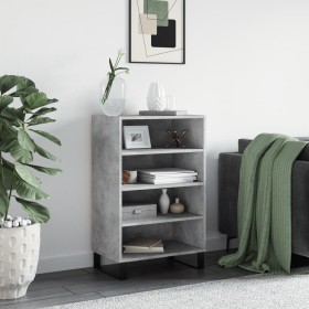 Aparador alto madera de ingeniería gris hormigón 57x35x90 cm de vidaXL, Aparadores - Ref: Foro24-827240, Precio: 59,48 €, Des...