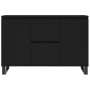 Aparador de madera de ingeniería negro 104x35x70 cm de vidaXL, Aparadores - Ref: Foro24-827213, Precio: 105,66 €, Descuento: %