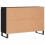 Aparador de madera de ingeniería negro 104x35x70 cm de vidaXL, Aparadores - Ref: Foro24-827213, Precio: 105,66 €, Descuento: %