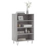 Tall Sonoma gray engineered wood sideboard 57x35x90 cm by vidaXL, Sideboards - Ref: Foro24-827234, Price: 53,68 €, Discount: %