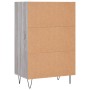 Aparador alto madera de ingeniería gris Sonoma 57x35x90 cm de vidaXL, Aparadores - Ref: Foro24-827234, Precio: 53,68 €, Descu...