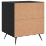 Mesita de noche madera de ingeniería negro 40x35x47,5 cm de vidaXL, Mesitas de noche - Ref: Foro24-827246, Precio: 58,78 €, D...