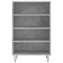 Aparador alto madera de ingeniería gris hormigón 57x35x90 cm de vidaXL, Aparadores - Ref: Foro24-827232, Precio: 51,67 €, Des...