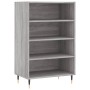 Aparador alto madera de ingeniería gris Sonoma 57x35x90 cm de vidaXL, Aparadores - Ref: Foro24-827226, Precio: 40,90 €, Descu...