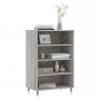 Tall Sonoma gray engineered wood sideboard 57x35x90 cm by vidaXL, Sideboards - Ref: Foro24-827226, Price: 40,90 €, Discount: %