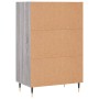 Aparador alto madera de ingeniería gris Sonoma 57x35x90 cm de vidaXL, Aparadores - Ref: Foro24-827226, Precio: 40,90 €, Descu...