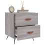 Nightstands 2 pcs Sonoma gray engineered wood 40x35x47.5 cm by vidaXL, Nightstands - Ref: Foro24-827257, Price: 57,99 €, Disc...