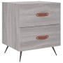 Nightstands 2 pcs Sonoma gray engineered wood 40x35x47.5 cm by vidaXL, Nightstands - Ref: Foro24-827257, Price: 57,99 €, Disc...