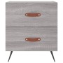 Nightstands 2 pcs Sonoma gray engineered wood 40x35x47.5 cm by vidaXL, Nightstands - Ref: Foro24-827257, Price: 57,99 €, Disc...