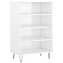 Aparador alto madera de ingeniería blanco brillante 57x35x90 cm de vidaXL, Aparadores - Ref: Foro24-827230, Precio: 56,75 €, ...