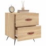 Mesita noche 2 uds madera ingeniería roble Sonoma 40x35x47,5 cm de vidaXL, Mesitas de noche - Ref: Foro24-827251, Precio: 75,...