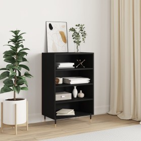 Aparador alto madera de ingeniería negro 57x35x90 cm de vidaXL, Aparadores - Ref: Foro24-827221, Precio: 55,99 €, Descuento: %