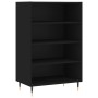 High black engineered wood sideboard 57x35x90 cm by vidaXL, Sideboards - Ref: Foro24-827221, Price: 55,99 €, Discount: %