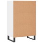 Aparador alto madera de ingeniería blanco 57x35x90 cm de vidaXL, Aparadores - Ref: Foro24-827236, Precio: 61,23 €, Descuento: %