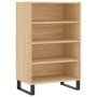 Aparador alto madera de ingeniería roble Sonoma 57x35x90 cm de vidaXL, Aparadores - Ref: Foro24-827239, Precio: 59,76 €, Desc...