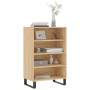 Tall Sonoma oak engineered wood sideboard 57x35x90 cm by vidaXL, Sideboards - Ref: Foro24-827239, Price: 59,48 €, Discount: %