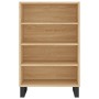 Tall Sonoma oak engineered wood sideboard 57x35x90 cm by vidaXL, Sideboards - Ref: Foro24-827239, Price: 59,48 €, Discount: %