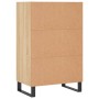 Aparador alto madera de ingeniería roble Sonoma 57x35x90 cm de vidaXL, Aparadores - Ref: Foro24-827239, Precio: 59,76 €, Desc...