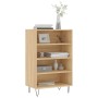 Aparador alto madera de ingeniería roble Sonoma 57x35x90 cm de vidaXL, Aparadores - Ref: Foro24-827231, Precio: 55,94 €, Desc...