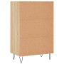 Aparador alto madera de ingeniería roble Sonoma 57x35x90 cm de vidaXL, Aparadores - Ref: Foro24-827231, Precio: 55,94 €, Desc...