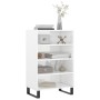 Tall glossy white engineered wood sideboard 57x35x90 cm by vidaXL, Sideboards - Ref: Foro24-827238, Price: 53,70 €, Discount: %