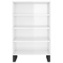 Tall glossy white engineered wood sideboard 57x35x90 cm by vidaXL, Sideboards - Ref: Foro24-827238, Price: 53,70 €, Discount: %