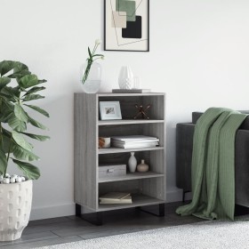 Aparador alto madera de ingeniería gris Sonoma 57x35x90 cm de vidaXL, Aparadores - Ref: Foro24-827242, Precio: 45,99 €, Descu...