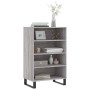 Tall Sonoma gray engineered wood sideboard 57x35x90 cm by vidaXL, Sideboards - Ref: Foro24-827242, Price: 45,99 €, Discount: %