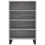 Tall Sonoma gray engineered wood sideboard 57x35x90 cm by vidaXL, Sideboards - Ref: Foro24-827242, Price: 45,99 €, Discount: %