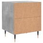 Concrete gray engineered wood bedside table 40x35x47.5 cm by vidaXL, Nightstands - Ref: Foro24-827268, Price: 32,36 €, Discou...