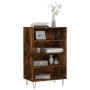 Tall smoked oak engineered wood sideboard 57x35x90 cm by vidaXL, Sideboards - Ref: Foro24-827233, Price: 42,99 €, Discount: %