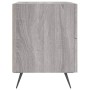 Mesita de noche madera de ingeniería gris Sonoma 40x35x47,5 cm de vidaXL, Mesitas de noche - Ref: Foro24-827256, Precio: 37,2...