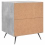 Engineered wood gray concrete bedside table 40x35x47.5 cm by vidaXL, Nightstands - Ref: Foro24-827252, Price: 47,63 €, Discou...