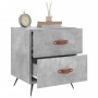 Engineered wood gray concrete bedside table 40x35x47.5 cm by vidaXL, Nightstands - Ref: Foro24-827252, Price: 47,63 €, Discou...