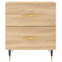 Mesita noche 2 uds madera ingeniería roble Sonoma 40x35x47,5 cm de vidaXL, Mesitas de noche - Ref: Foro24-827267, Precio: 78,...