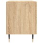 Bedside table 2 units engineered wood Sonoma oak 40x35x47.5 cm by vidaXL, Nightstands - Ref: Foro24-827267, Price: 78,37 €, D...